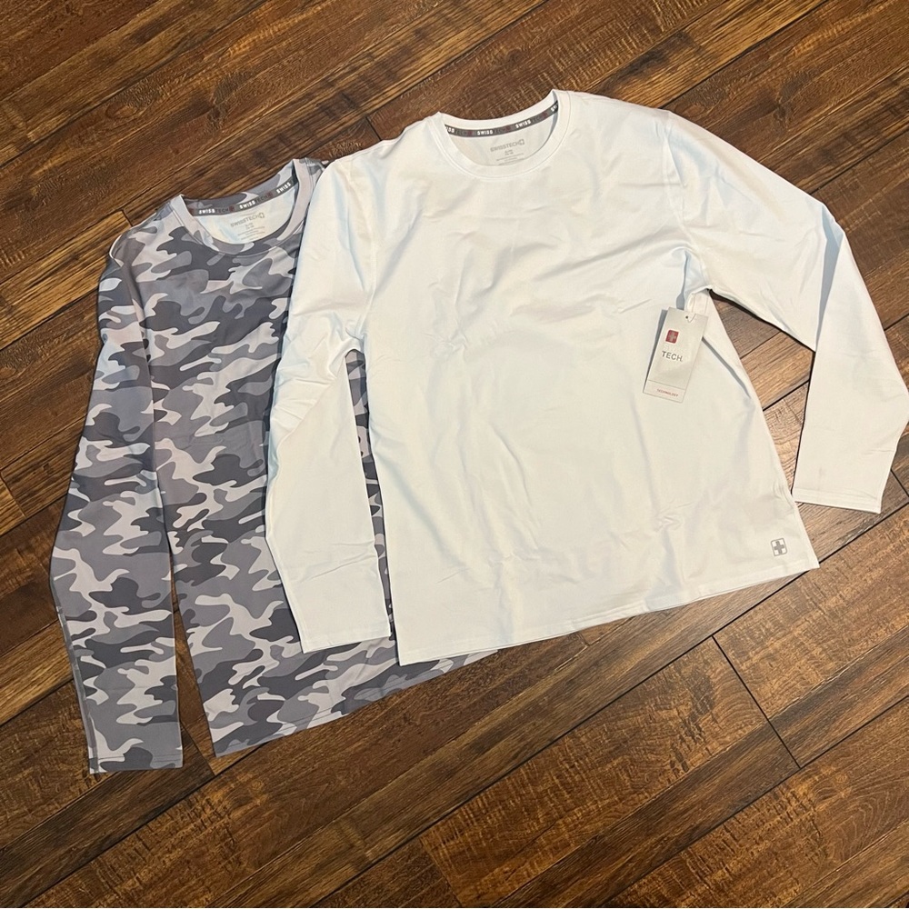 🆕 Swiss Tech (2 pack) long sleeve base layer top
